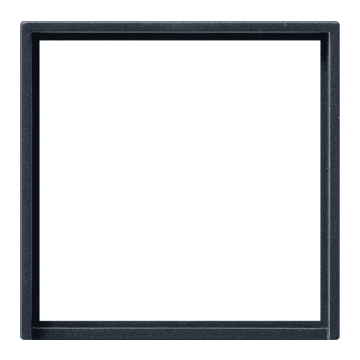 Gira Adapterraam vierkant 50x50mm - systeem 55 zwart mat (0282005)