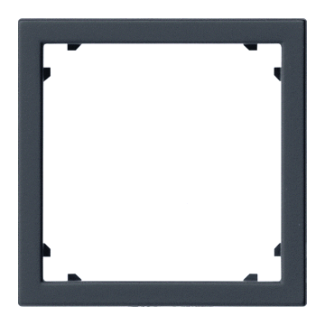 Gira Adapterraam vierkant 45x45mm - systeem 55 zwart mat (0283005)