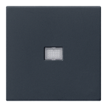 Gira wip met groot controlevenster - systeem 55 zwart mat (0298005)