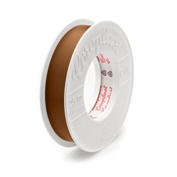 Coroplast isolatietape 19mm x 25 meter bruin (103229)