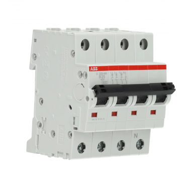 ABB installatieautomaat 3p+N B kar 25A 6kA (S203-B25NA)