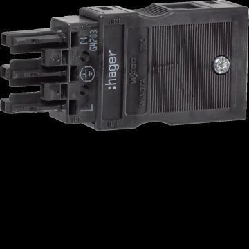 Hager G4703 TEH INGANGSCONNECTOR 3-POLIG