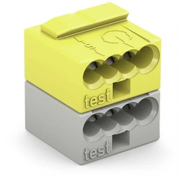 Wago eib-busklem 2x4-polig 0,6-0,8 mm per 50 stuks (243-212)