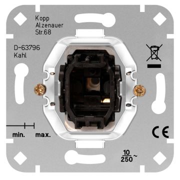 Kopp sokkel wissel pulsschakelaar (504400001)