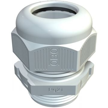 OBO wartel met trekontlasting IP68 PG29 - lichtgrijs (V-TEC PG29 LGR)