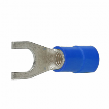 Intercable Q-serie DIN geïsoleerde vorkkabelschoen 16 mm² M6 vertind - blauw per 50 stuks (ICIQ166G)