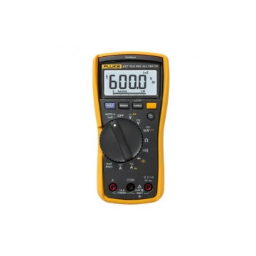 FLUKE multimeter FLUKE-117 EUR tot 600V True-rms met contactloze spanningszoeker (2583647)