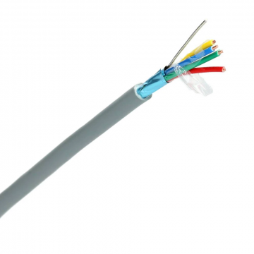 Dynamic signaalkabel afgeschermd Y(st)Y 1x4x0.8 mm2 Dca-s2,d0,a3 grijs per meter