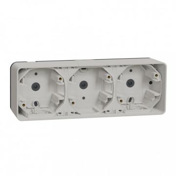 Schneider Electric 3voudig opbouwdoos horizontaal ip55 (MUR39913)