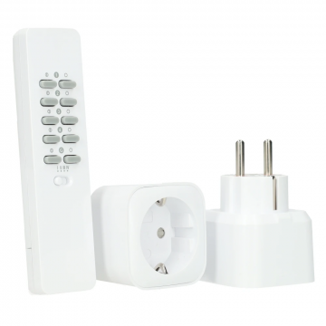 KLIKAANKLIKUIT stopcontactdimmer set - ACC2-250R wit (70199)