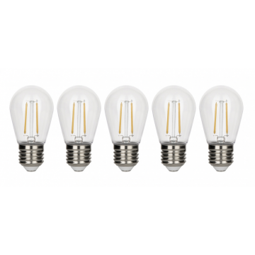 Bailey LED filament helder peer E27 2700K 2W 200lm IP44 ecopack per 5 (144946)