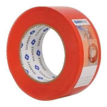 Stokvis afzetlint 50mm x 30 meter rood/wit (CT310101)