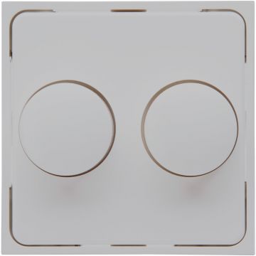 Kopp centraalplaat voor druk/draai duo-dimmer - HK07 mat grijs (492834006)