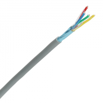 Dynamic signaalkabel afgeschermd Y(st)Y 2x2x0.8mm2 Dca-s2,d0,a3 grijs per meter