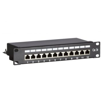 10 Inch CAT5e FTP patchpaneel - 12 poorts (DS-10Patch5-12FTP)