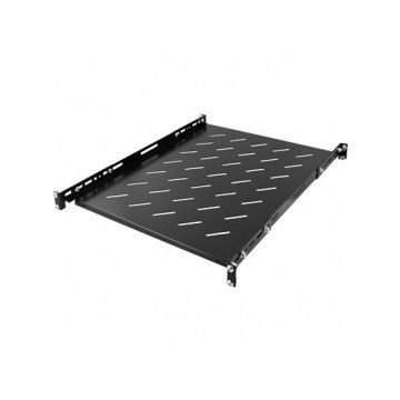 Verstelbaar legbord van 650mm tot 890mm diepte voor patchkast, max. 60 kg - 1U (DS-FO90)