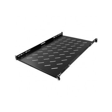 Verstelbaar legbord van 710mm tot 950mm diepte voor patchkast, max. 60 kg - 1U (DS-FO96)