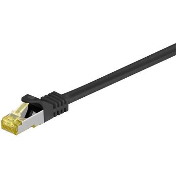 Cat7 S/FTP netwerkkabel patchkabel 1.5 meter - zwart (DC-70-015)