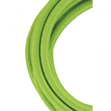 Bailey textielsnoer 3 meter 2x0.75 mm2 - groen (139679)