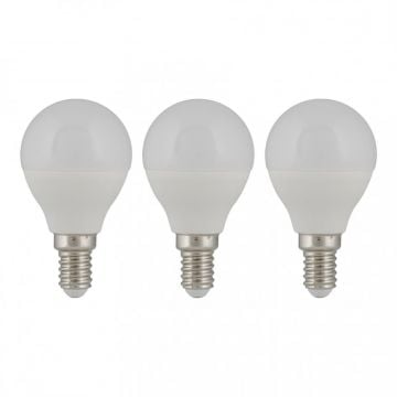 Bailey LED lamp bol E14 5.5W 470lm warm wit 2700K - per 3 stuks (145219)