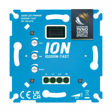 ION industries universele LED tastdimmer comfort 0.3-200W (90.100.070)