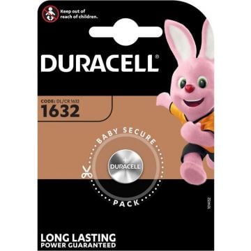 Duracell knoopcel batterij CR1632 3V - per stuk (D007420)