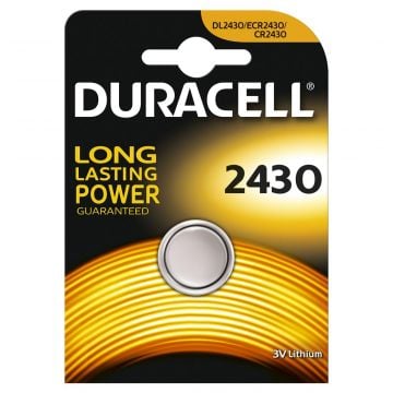 Duracell knoopcel batterij Lithium CR2430 3V - per stuk (D030398)