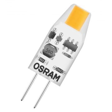 OSRAM LED G4 12V 1W 100lm warm wit 2700K 30mm (4058075523098)