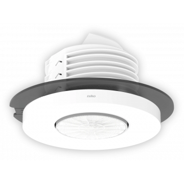 Niko Aanwezigheidsmelder P41MR, 230 V, secundair, 12-13 m, 360°, SnapFit, wit voor inbouw (353-601021)