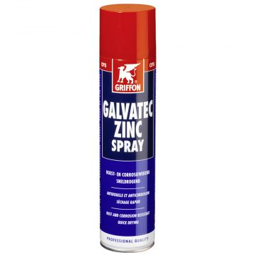 GRIFFON Galvatec Zincspray sneldrogende zinkcoating - spuitbus 400ml - grijs (1233506)