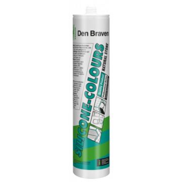 Den Braven Zwaluw Silicone-COLOURS + Natural Stone neutrale siliconenkit voor natuursteen - koker 310ml - transparant (12012319)