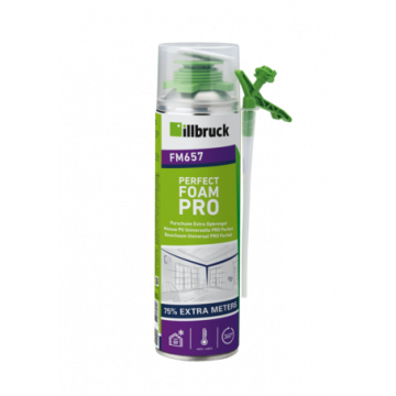 illbruck pistoolschuim purschuim perfect foam pro - bus 540ml - lichtgroen - set van 12 stuks (FM657)