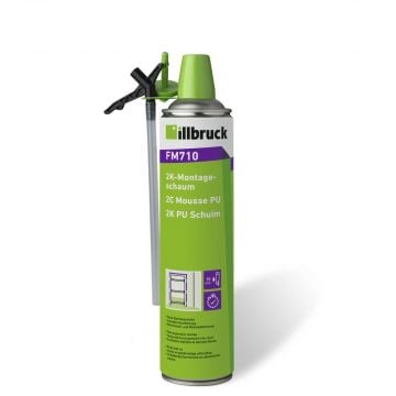 illbruck 2-componenten purschuim montageschuim 2C fix foam - bus 400ml - groen - set van 12 stuks (FM710)