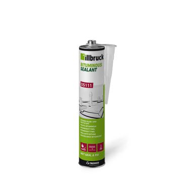 illbruck bitumen lijmkit montagekit afdichtingskit - koker 310ml - zwart (OS111)