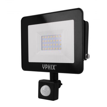 Yphix LED schijnwerper met sensor 50W 4.000lm koel wit 4000K IP44 (50508253)