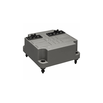 ABB Installatiedozen en -kasten deksel 3640 met GST18 connector 1x3 & 1x4 - grijs (3640G11-3/4 S)