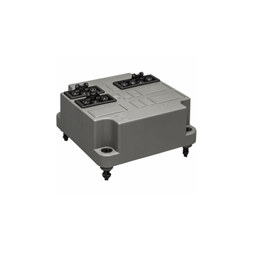 ABB Installatiedozen en -kasten deksel 3640 met GST18 connector 2x3 & 1x4 - grijs (3640G21-3/4 S)