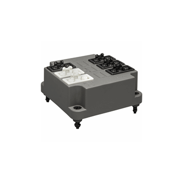 ABB Installatiedozen en -kasten deksel 3640 met GST18 connector 4x3 zwart & 2x3 wit (3640GB42 S)