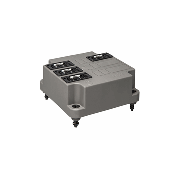 ABB Installatiedozen en -kasten deksel 3640 met winsta connector 4x3 - grijs (3640KB4 S)