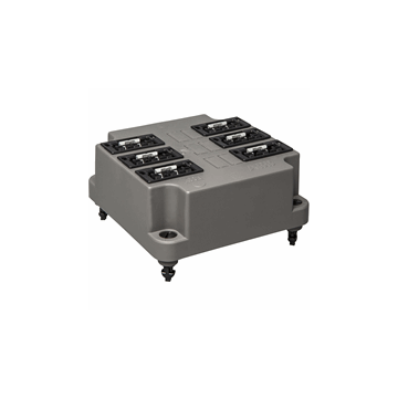 ABB Installatiedozen en -kasten deksel 3640 met winsta connector 6x3 - grijs (3640KB6 S)