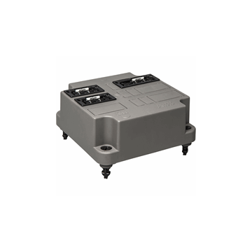 ABB Installatiedozen en -kasten deksel 3640 met winsta connector 2x3 & 1x4 (3640KB21-3/4 S)