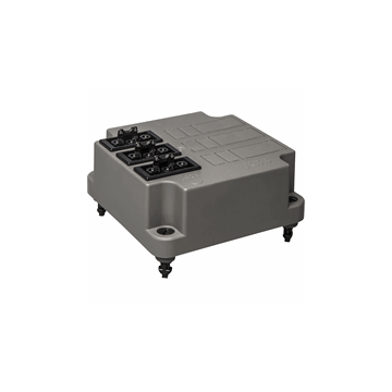 ABB Installatiedozen en -kasten deksel 3640 met adels connector 3x3 - grijs (3640AB3 S)