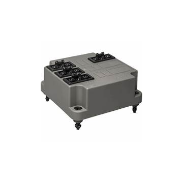 ABB Installatiedozen en -kasten deksel 3640 met adels connector 4x3 - grijs (3640AB4 S)