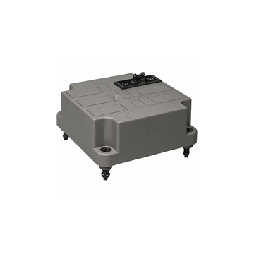 ABB Installatiedozen en -kasten deksel 3640 met adels connector 1x4 - grijs (3640AB1-4 S)