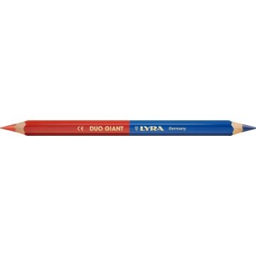 Lyra Duo Giant markeerpotlood rood/blauw (2930101)