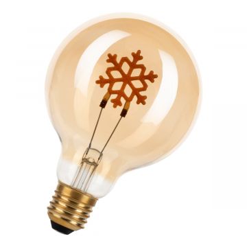 Bailey LED lamp snowflake E27 2W 90lm warm wit dimbaar (145550)
