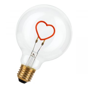 Bailey LED lamp heart E27 2W 40lm dimbaar (145900)
