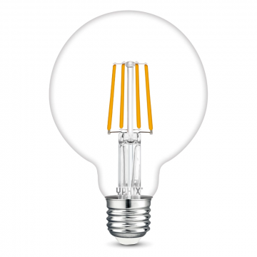 Yphix LED lamp filament bol E27 4.5W 470lm warm wit 2700K (50510424)