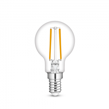 Yphix LED lamp filament helder bol E14 2.2W 245lm warm wit 2700K (50510610)