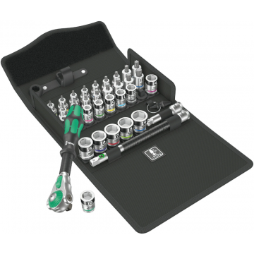 Wera dopsleutelset 8100 SB All-in zyklop speed-ratelset, 3/8" - 35‑delig (05003536001)